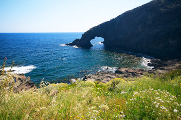 イタリア、シチリアのパンテッレリア島の風景