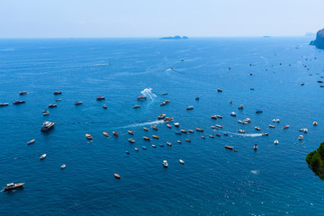 Obraz premium Italy island coastline , street people life style