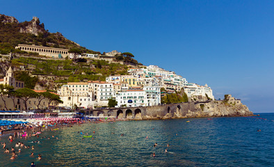 Italy island coastline , street people life style