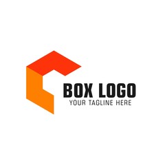 Box Logo Vector Template Design Illustration