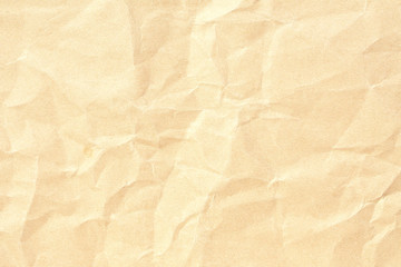 Old Crumpled brown paper texture