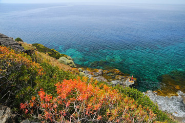 イタリア、シチリアのパンテッレリア島の風景