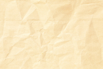 Old Crumpled brown paper texture