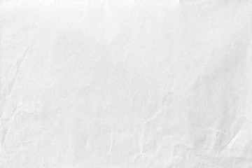 Crumpled white paper texture