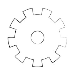 gears machinery isolated icon