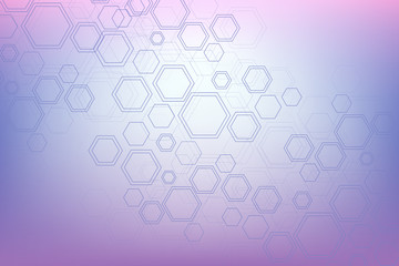 Obraz premium Hexagonal geometric background. Hexagons genetic and social network. Future geometric template. Business presentation for your design and text. Minimal graphic concept. Vector illustration.