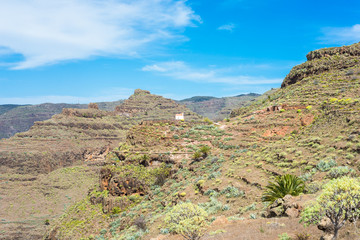 Chapel of our Lady of Guadalupe close to the village Gerian on La Gomera
