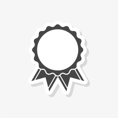 Best Seller Ribbon sticker, simple vector icon