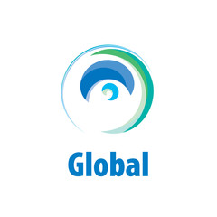 vector logo globe