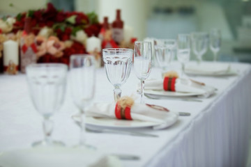 Crystal glasses for holiday