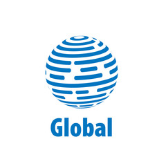 vector logo globe