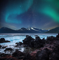 Obraz premium Polar lights, aurora