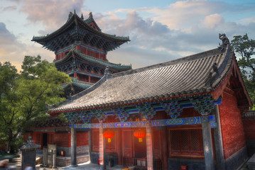Fototapeta premium Shaolin is a Buddhist monastery in central China.