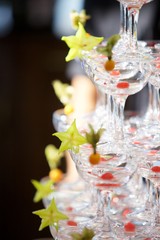 Crystal glasses for holiday