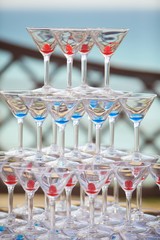 Crystal glasses for holiday