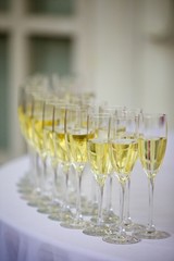 Crystal glasses for holiday