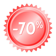 Bouton Soldes -70% v2