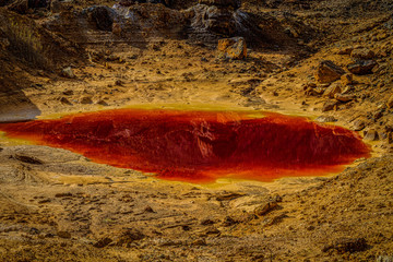 Red pond