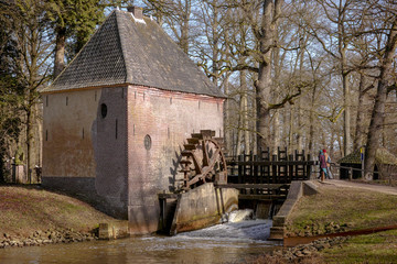 Watermill Hackfort in the Netherlands