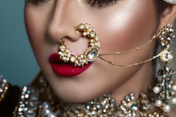 Portrait of beautiful indian girl