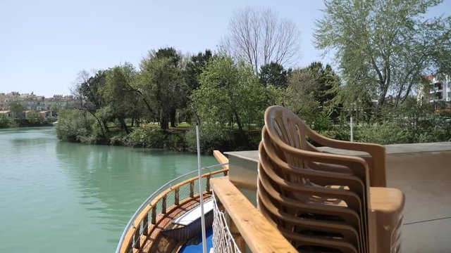 Shipping on the Manavgat in Turkey