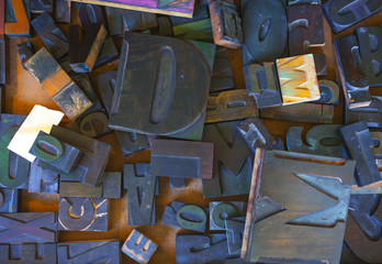 Alphabet stamp,  Block letters