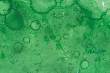 green watercolor painted background texture