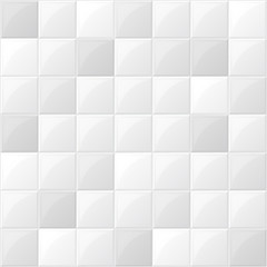 white tile background