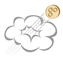 omisego coin rises through the cloud