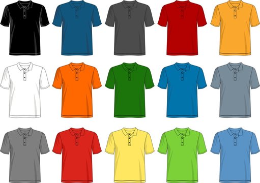 design vector t shirt template collection for men 