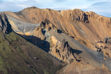 Volcanic mountains of Landmannalaugar in Fjallabak Nature Reserve. Iceland