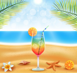 it's summer time background illustration