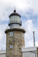Fototapeta na wymiar lighthouse at Matxitxako, Cape Bermeo, Vizcaya, Spain