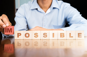 Impossible to Possible letters.