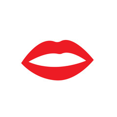 Print of lips kiss vector background