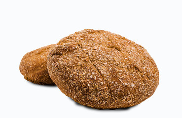 Round brown Burger bun