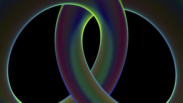 Anima&ccedil;&atilde;o com imagens de fractais coloridas e misteriosas