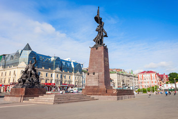 Central square in Vladivostok