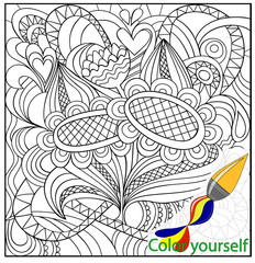 Sonnenblumen, Bild zum selber bemalen