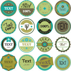 Vintage Labels in color
