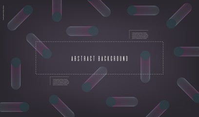 Abstract background Dynamic geometric shapes Minimalist dark template for creative poster designs banners flyers presentation covers