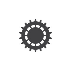 Gearwheel vector icon. filled flat sign for mobile concept and web design. Cog wheel simple solid icon. Settings symbol, logo illustration. Pixel perfect vector graphics