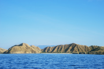 Naklejka premium Beautiful view of Padar Island