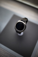 digital smart watch concept mock up