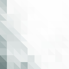 White and gray background. Geometric style. Mesh of triangles. Mosaic template for your design.