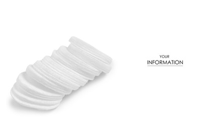 The cotton pads photo pattern