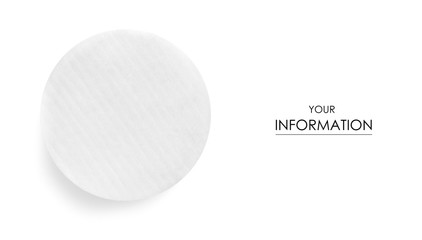 The cotton pads photo pattern