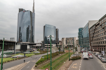 Milan modern skyscrapers , Italy