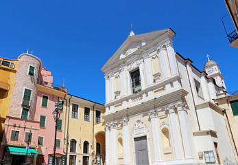 Fototapeta premium Italy - Sanremo - Santo Stefano church