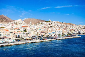 Fototapeta na wymiar Syros island in Greece